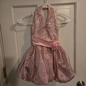 Weissman Blush Sequin Dress